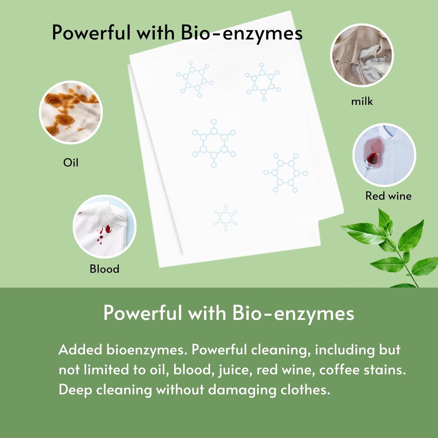 image:imageFlowCheer Laundry Detergent Sheets 10 Loads Fragrance Free PlasticFree Powerful Cleaning Liquidless Washer Sheets Travel Laundry Sheet Low WasteFresh