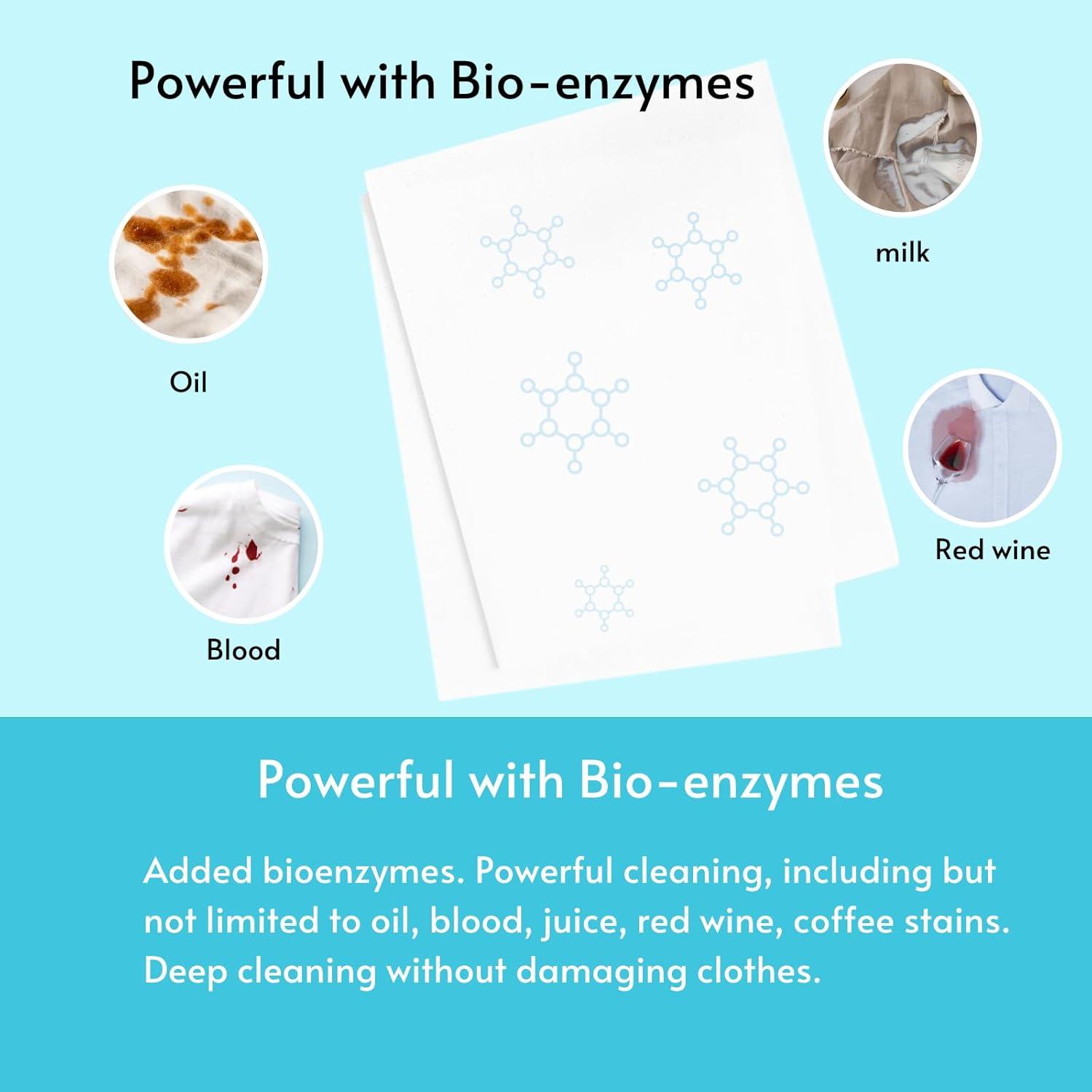 image:imageFlowCheer Laundry Detergent Sheets 10 Loads Fragrance Free PlasticFree Powerful Cleaning Liquidless Washer Sheets Travel Laundry Sheet Low WasteUnscented