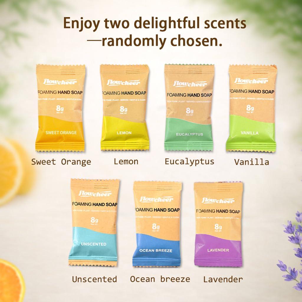image:imageflowcheer Foaming Hand Soap Tablet Refills 12 Pack Makes 12 x 9 fl oz Lemon Scented soap tablets Fresh amp Clean Handwash No Plastic BottleRandom Scents