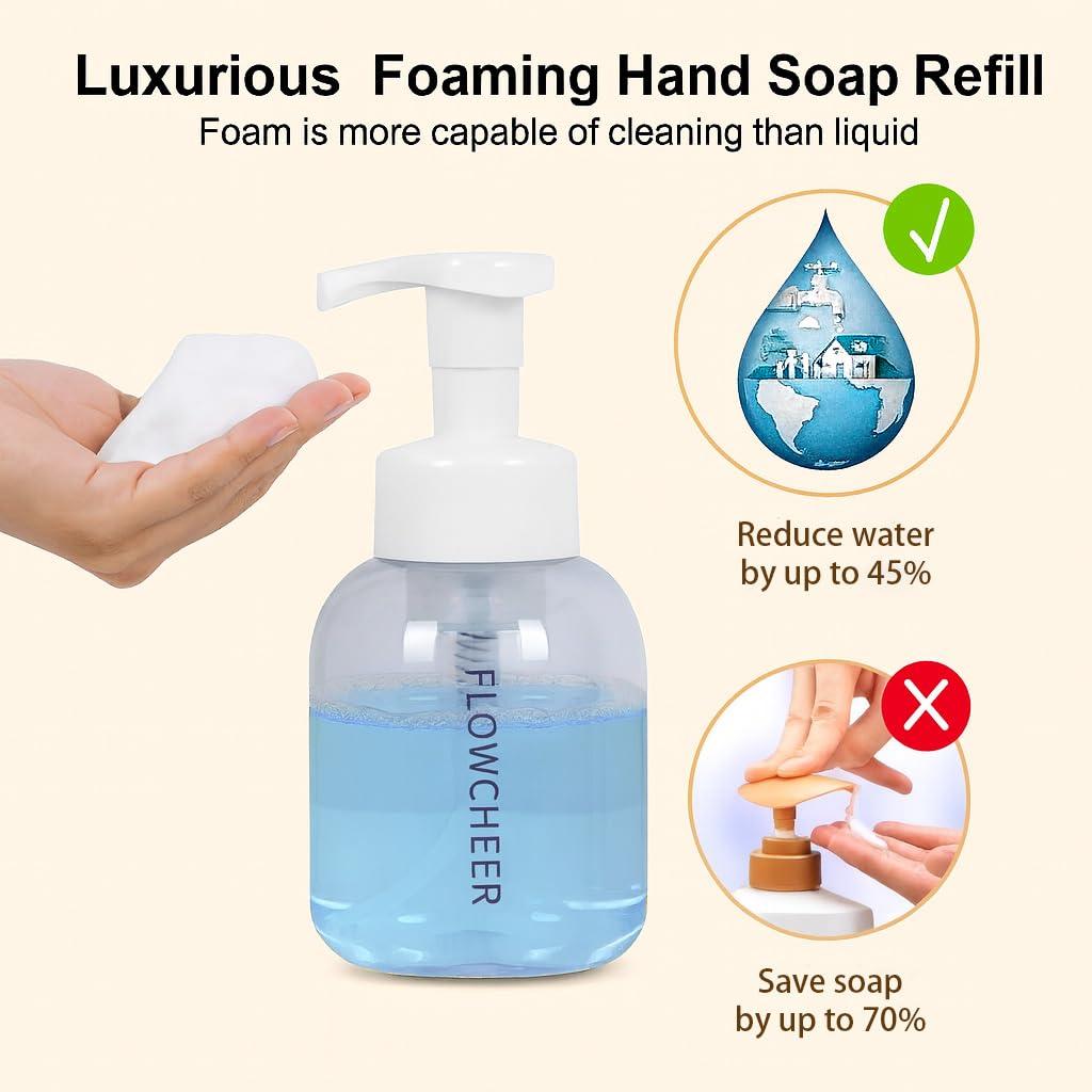 image:imageflowcheer Foaming Hand Soap Tablet Refills 12 Pack Makes 12 x 9 fl oz Lemon Scented soap tablets Fresh amp Clean Handwash No Plastic BottleRandom Scents