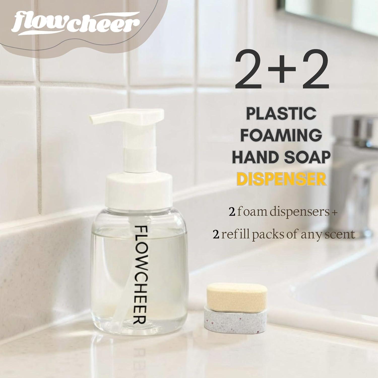 image:imageflowcheer Foaming Hand Soap Tablet Refills 12 Pack Makes 12 x 9 fl oz Lemon Scented soap tablets Fresh amp Clean Handwash No Plastic BottleRandom Scents