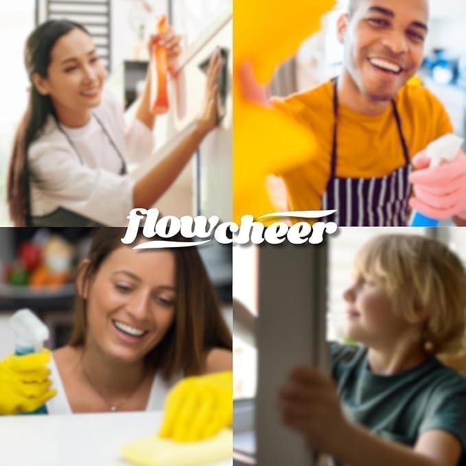 image:imageflowcheer MultiSurface Cleaner Kits2 Pack Reusable Spray Bottles amp 4 Pack All Purpose Cleaner Refills Tablet 4 x 169 Fl oz Bottles of Spray Cleaner Lemon and Lavender Scentvariety6