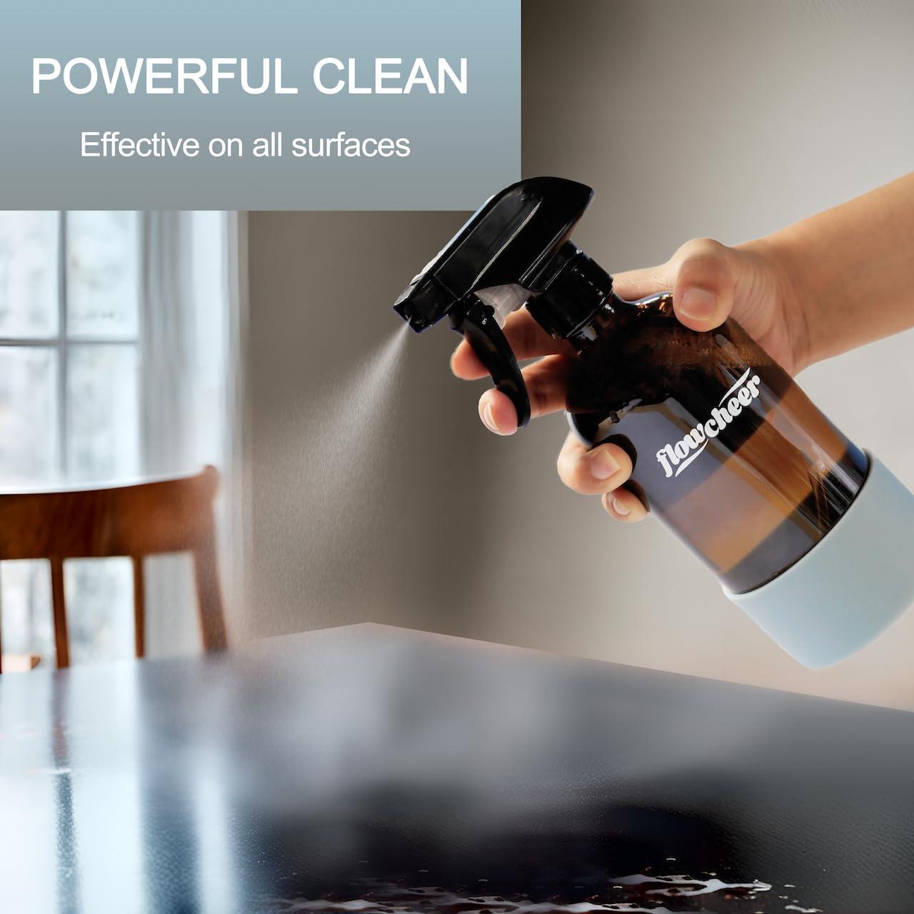 image:imageflowcheer MultiSurface Cleaner Kits2 Pack Reusable Spray Bottles amp 4 Pack All Purpose Cleaner Refills Tablet 4 x 169 Fl oz Bottles of Spray Cleaner Lemon and Lavender Scentvariety