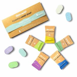 image:imageflowcheer Foaming Hand Soap Tablet Refills 12 Pack Makes 12 x 9 fl oz Lemon Scented soap tablets Fresh amp Clean Handwash No Plastic Bottlevanilla ocean breeze lavender lemon eucalyptus